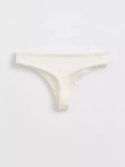 Трусы женские женские "string" basic line lst 2029 (вешалка) ivory, 20С-1091ТСП, 90/XS, CONTE ELEGANT,  - 2