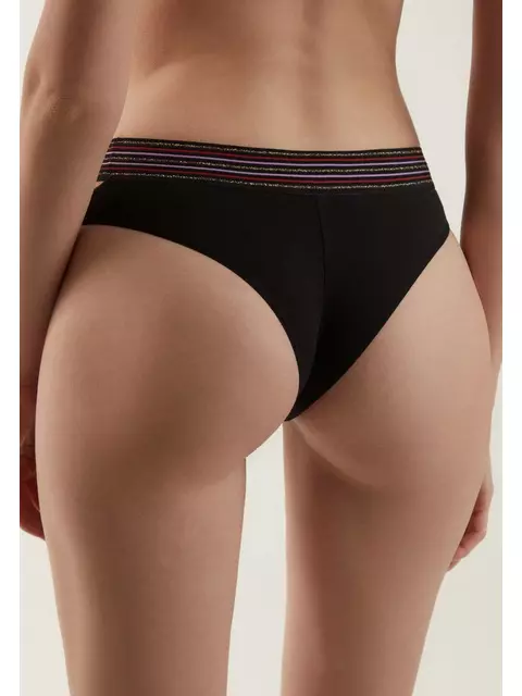 Трусы женские бразилиана new cut lbr 1503 black, , 98/M, CONTE ELEGANT, - 2