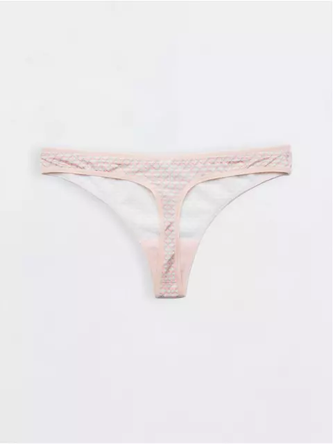 Трусы женские conte "стринг" mosaique rp5038 камея набивной, 17С-0004КСП, 90/XS, CONTE ELEGANT,  - 4