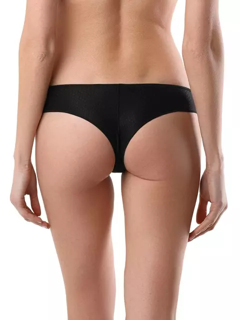 Трусы женские conte "танга" voyage rp6051 черный, , 94/S, CONTE ELEGANT, - 2