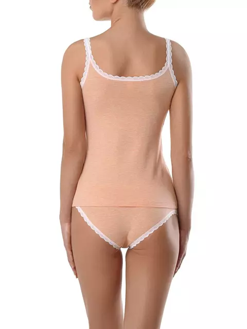 Топ женский vintage lt 777 peach-white, 17С-462ТСП, 170-84/XS, CONTE ELEGANT,  - 2