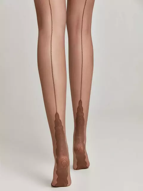 Колготки с имитацией шва conte stella mocca, 8С-173СП, 2, CONTE ELEGANT,  - 3