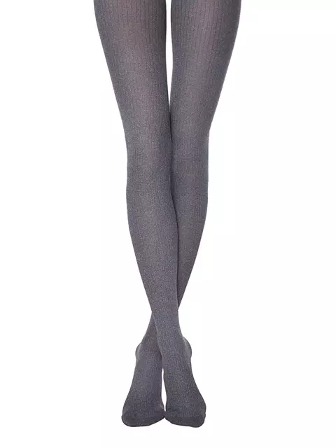 Меланжевые женские колготки conte story grey, , 3, CONTE ELEGANT, - 2