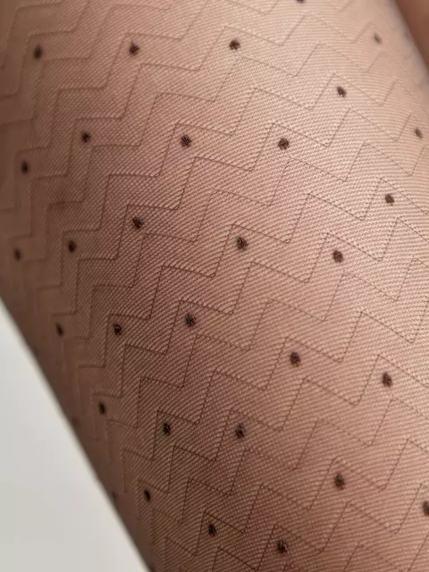 Колготки с геометрическим рисунком «точки» pauline grafit, 20С-90СП, 2, CONTE ELEGANT,  - 3