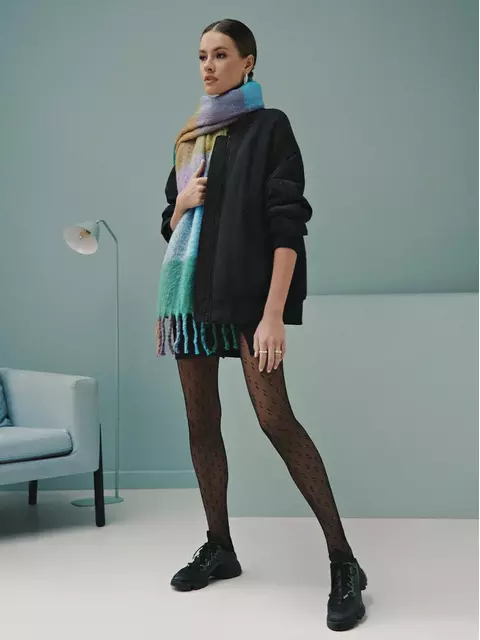 Колготки с рисунком «точки» street nero, 21С-97СП, 4, CONTE ELEGANT,  - 3