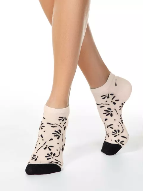 Короткие женские носки esli classic 211 персик, 14С-116СПЕ, 38-39 (25), ESLI,  - 1