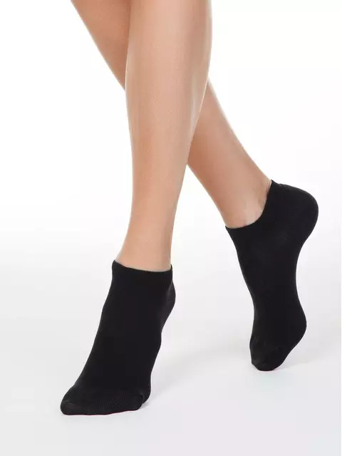 Короткие женские носки esli 000 черный, 19С-149СПЕ, 36-39 (23-25), ESLI,  - 1