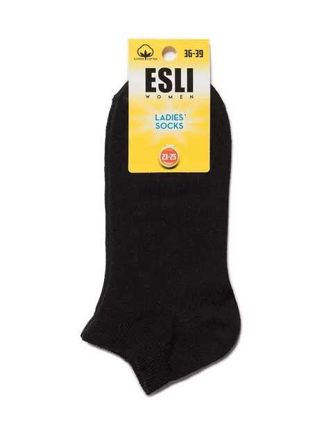 Короткие женские носки esli 000 черный, 19С-149СПЕ, 36-39 (23-25), ESLI,  - 3