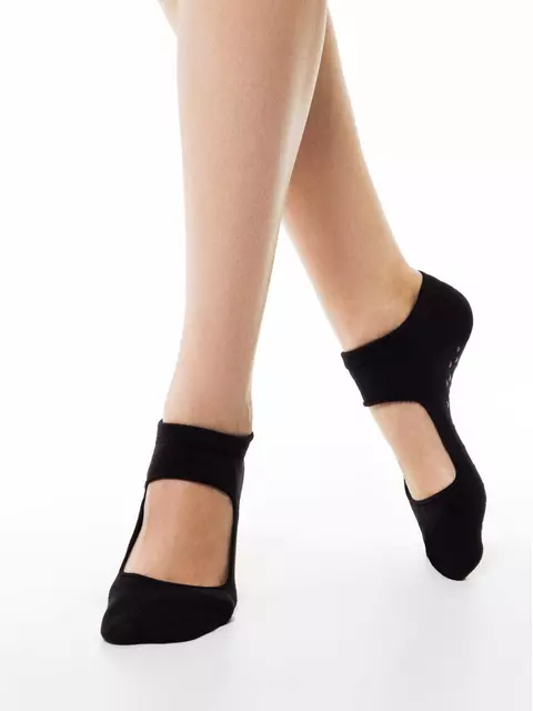 Короткие женские хлопковые носки active 256 черный, 20С-175СП, 36-37 (23), CONTE ELEGANT,  - 1