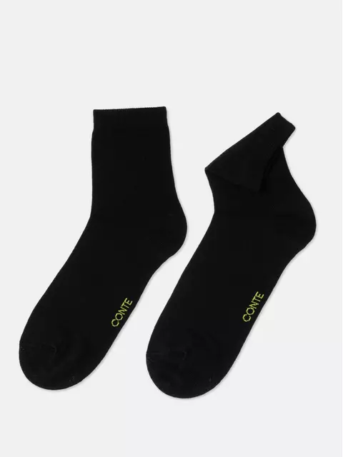 Классические женские носки из органического хлопка biofil® 000 черный, 21С-107СП, 36-37 (23), CONTE ELEGANT,  - 3