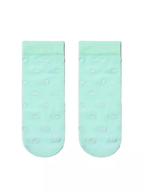 Носки женские в горошек fantasy 16с-124сп turquoise, 16С-124СП, 36-39 (23-25), CONTE ELEGANT,  - 2