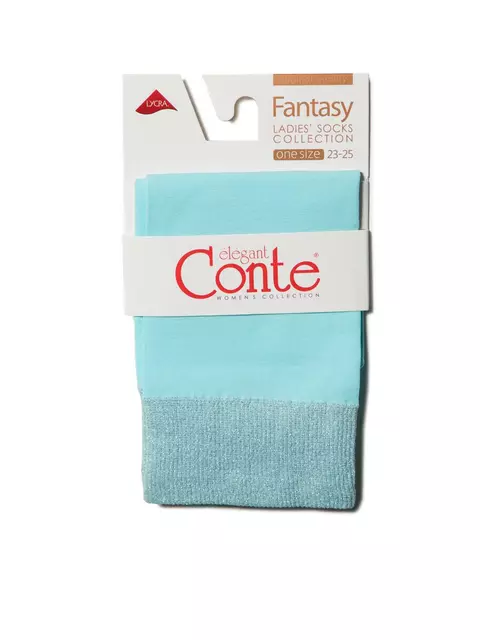 Носки женские conte fantasy (люрекс) 16с-128сп turquoise, 16С-128СП, 36-39 (23-25), CONTE ELEGANT,  - 3