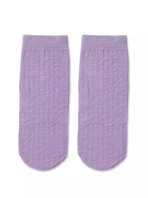 Носки женские conte fantasy в полоску с люрексом violet, 19С-25СП, 36-39 (23-25), CONTE ELEGANT,  - 4