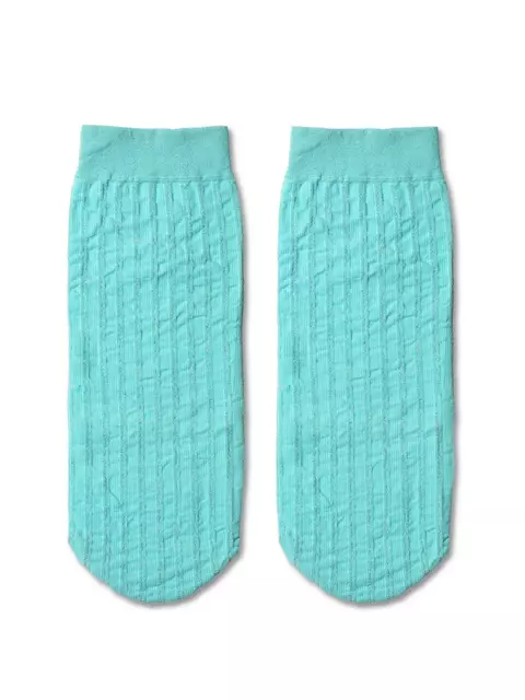 Носки женские conte fantasy в полоску с люрексом turquoise, 19С-25СП, 36-39 (23-25), CONTE ELEGANT,  - 4