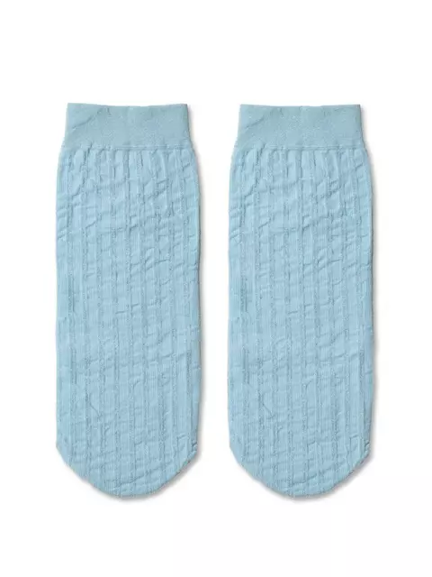 Носки женские conte fantasy в полоску с люрексом light blue, 19С-25СП, 36-39 (23-25), CONTE ELEGANT,  - 4
