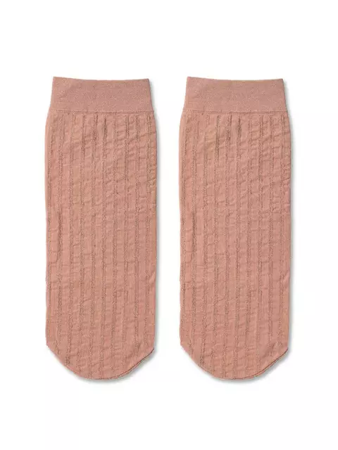 Носки женские conte fantasy в полоску с люрексом dusty rose, 19С-25СП, 36-39 (23-25), CONTE ELEGANT,  - 4