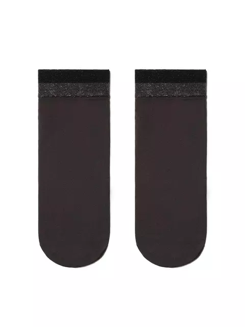 Носки женские conte fantasy с сияющим бортиком из двухцветного люрекса grafit, 19С-26/1СП, 36-39 (23-25), CONTE ELEGANT,  - 2