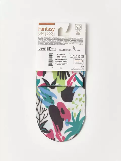 Носки женские conte fantasy с рисунком 758 mix, 20С-102СП, 36-39 (23-25), CONTE ELEGANT,  - 5