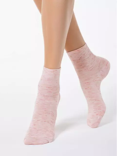 Носки женские вискозные comfort (меланж) 000 светло-розовый, 14С-115СП, 36-37 (23), CONTE ELEGANT,  - 1