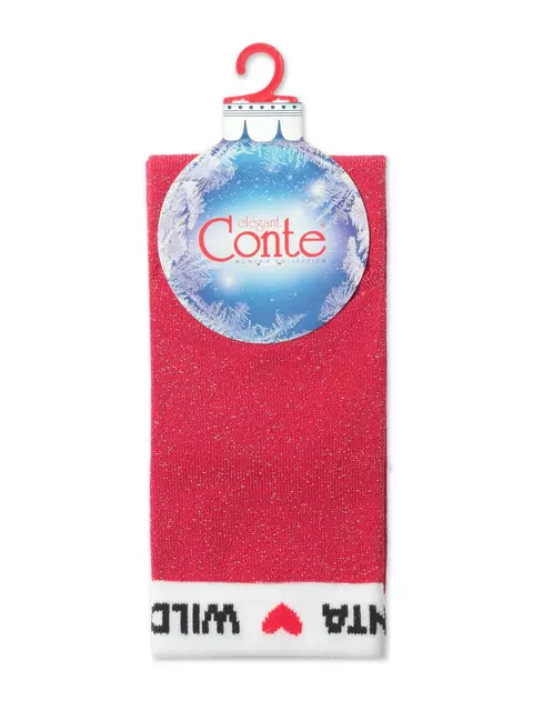 Новогодние женские носки conte new year 284 красный, 21С-83СП, 36-39 (23-25), CONTE ELEGANT,  - 5