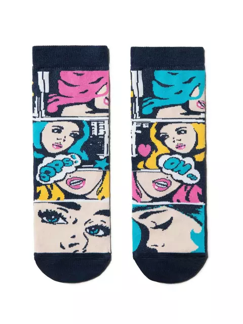 Носки женские conte happy 130 темно-синий, 17С-21СП, 38-39 (25), CONTE ELEGANT,  - 2