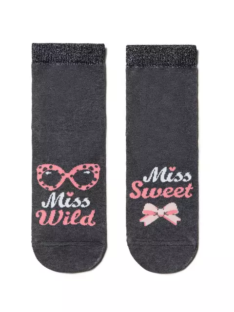 Носки женские conte happy 127 темно-серый, 17С-21СП, 36-39 (23-25), CONTE ELEGANT,  - 2