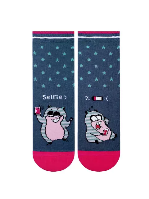 Носки женские conte happy 124 джинс, , 36-39 (23-25), CONTE ELEGANT, - 2