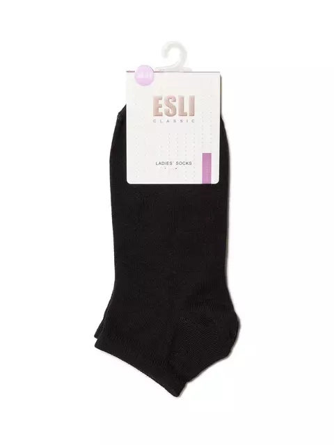 Носки женские esli classic (короткие) 000 черный, 14С-116СПЕ, 38-39 (25), ESLI,  - 3