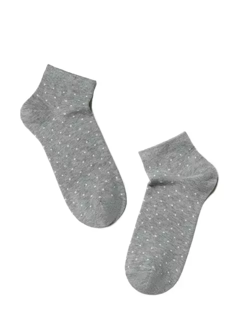 Носки женские esli classic (короткие, 2 пары) 802 черный-серый, 14С-116СПЕ, 36-39 (23-25), ESLI,  - 4