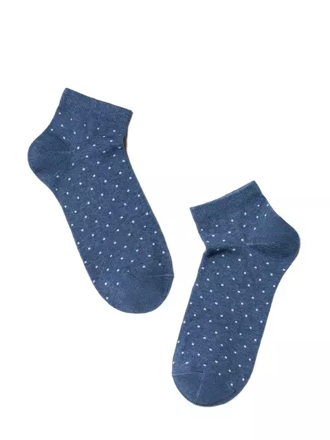 Носки женские esli classic (короткие, 2 пары) 802 бледно-бирюзовый-джинс, 14С-116СПЕ, 36-39 (23-25), ESLI,  - 4