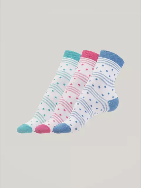 Носки женские esli classic 090 белый-бирюза, 15С-2СПЕ, 36-37 (23), ESLI,  - 2