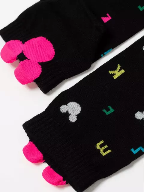 Короткие женские хлопковые носки с рисунками ©disney и пикотом-«язычком» 361 черный, , 36-39 (23-25), , - 4