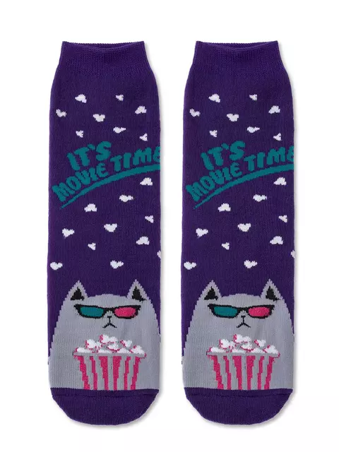 Носки женские esli home line 52-118  068 фиолетовый, 52-118, 36-37 (23), ESLI,  - 2