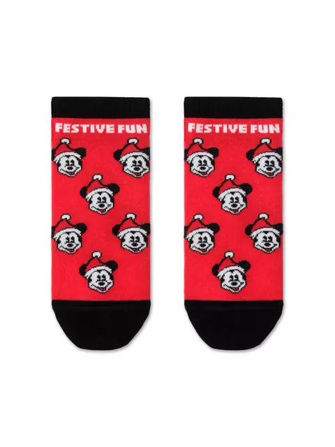 Новогодние женские носки conte new year disney 648 красный, 21С-74СПМ, 36-39 (23-25), CONTE ELEGANT,  - 4