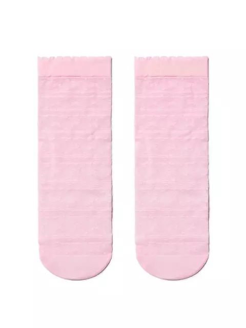 Тонкие женские носки fantasy с ажурным рисунком 19с-112сп light pink, 19С-112СП, 36-39 (23-25), CONTE ELEGANT,  - 2