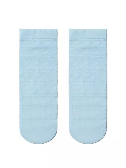 Тонкие женские носки fantasy с ажурным рисунком 19с-112сп light blue, 19С-112СП, 36-39 (23-25), CONTE ELEGANT,  - 2
