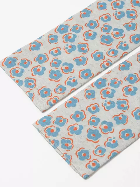 Носки женские с принтом из смесовой пряжи с хлопком и льном fantasy 403 бежевый, 20С-107СП, 36-39 (23-25), ,  - 4