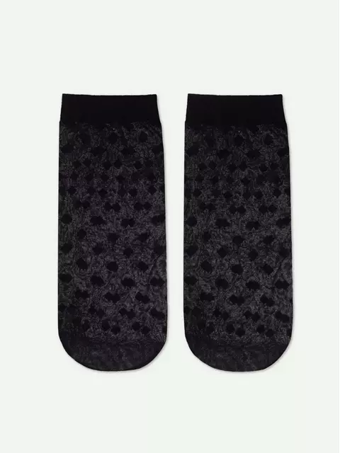 Носки женские в мелкие ромбы conte 21с-144сп nero, 21С-144СП, 36-39 (23-25), CONTE ELEGANT,  - 3