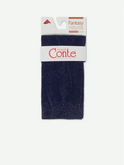 Носки женские сияющие с люрексом conte 21с-150сп marino, 21С-150СП, 36-39 (23-25), CONTE ELEGANT,  - 3