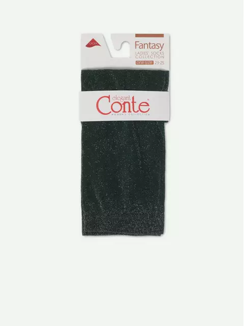 Носки женские сияющие с люрексом conte 21с-150сп verde, 21С-150СП, 36-39 (23-25), CONTE ELEGANT,  - 3