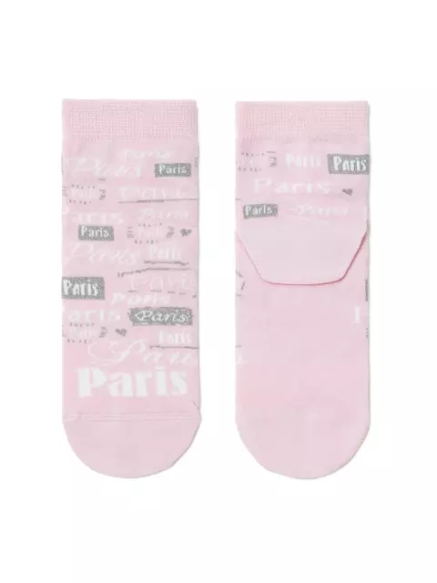 Носки женские хлопковые classic (люрекс) 120 светло-розовый, 16С-26СП, 36-37 (23), CONTE ELEGANT,  - 2