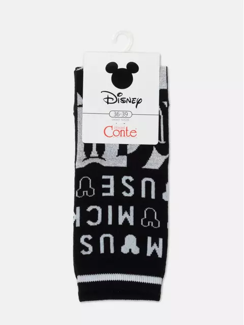 Носки женские хлопковые ©disney 298 черный, , 36-39 (23-25), CONTE ELEGANT, - 5