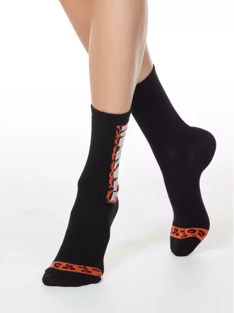 Удлиненные женские носки conte с рисунками ©marvel 178 черный, 19С-116СПМ, 36-39 (23-25), CONTE ELEGANT,  - 1
