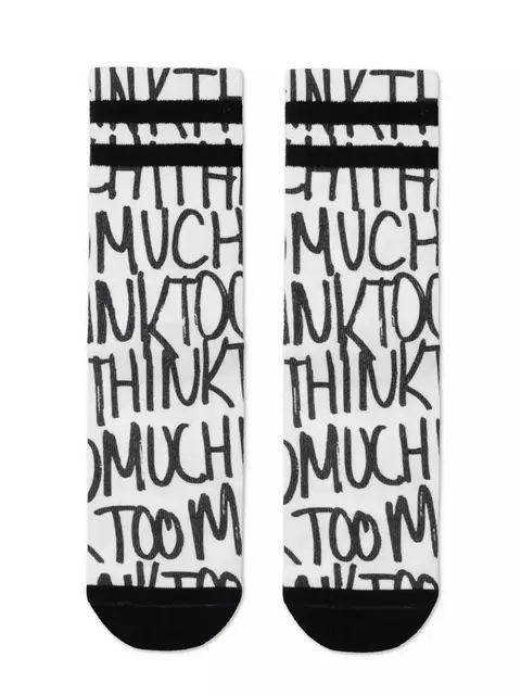 Носки женские хлопковые fantasy 328 белый, , 36-39 (23-25), CONTE ELEGANT, - 2