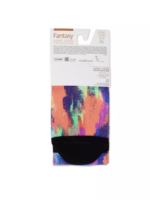 ​носки женские хлопковые fantasy 327 ассорти, 20С-12/1СП, 36-39 (23-25), CONTE ELEGANT,  - 4