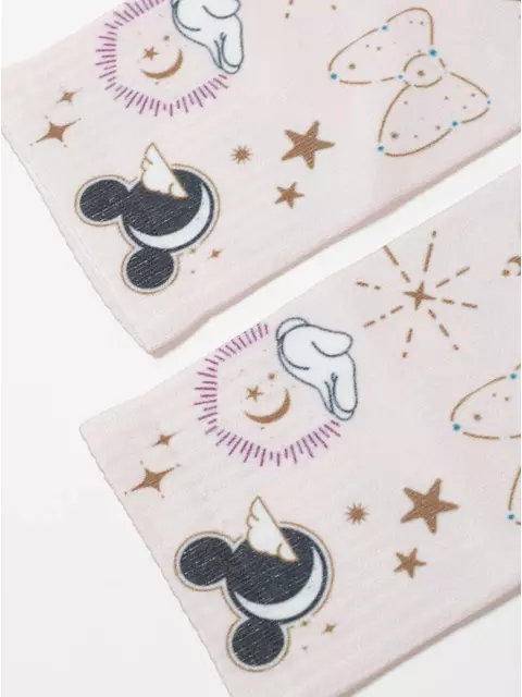 Укороченные женские носки с хлопком «mouse world» ©disney 346 пепельно-розовый, 21С-112СПМ, 36-39 (23-25), CONTE ELEGANT,  - 3