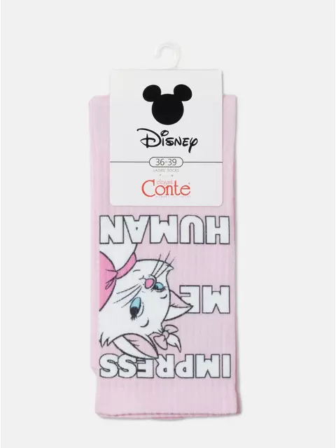Носки женские хлопковые ©disney (удлиненные) 335 светло-розовый, 19С-236СПМ, 36-39 (23-25), CONTE ELEGANT,  - 4