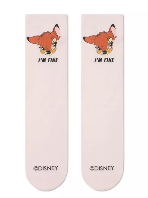 Носки женские хлопковые ©disney (удлиненные) 334 персик, 19С-236СПМ, 36-39 (23-25), CONTE ELEGANT,  - 2