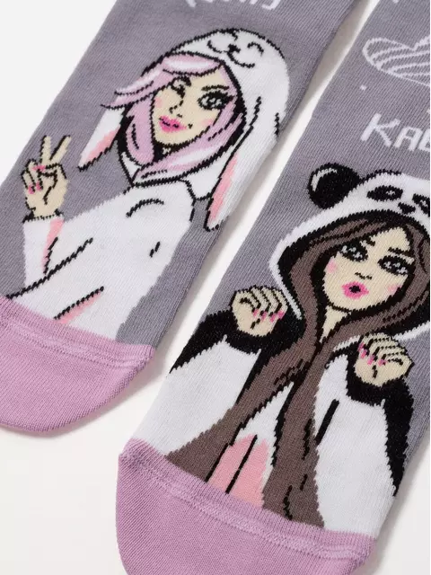 Хлопковые женские носки conte (3 пары в коробке) 764 ассорти, 18С-227СП, 36-39 (23-25), CONTE ELEGANT,  - 10