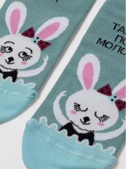 Хлопковые женские носки с рисунками happy (3 пары) 777 ассорти, 18С-227СП, 36-39 (23-25), CONTE ELEGANT,  - 11